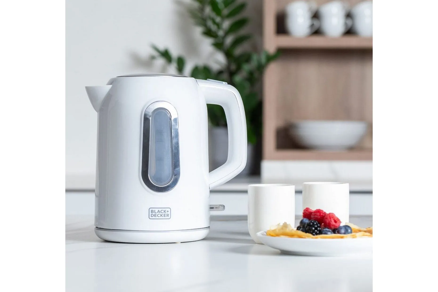 Vattenkokare Black+Decker 1.7L Vit