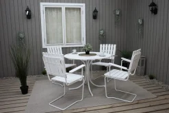 Vaxholm Karmstol Utomhus Vit