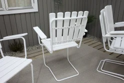Vaxholm Karmstol Utomhus Vit