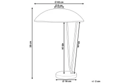Venkos Bordslampa 58 cm E27