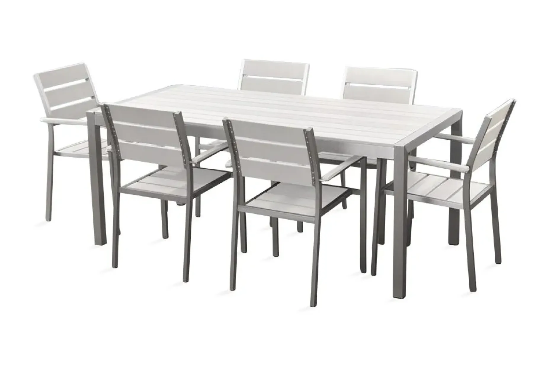Vernio Trädgårdsmöbelset Med Utebord+6 Utestolar