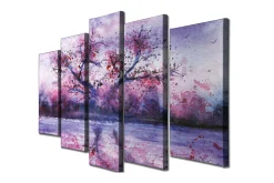 Väggdekor Canvas Målning 5 Delar