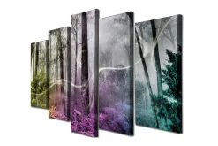 Väggdekor Canvas Målning 5 Delar