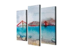 Väggdekor Canvas Målning 3 Delar