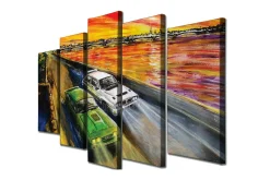Väggdekor Canvas Målning 5 Delar
