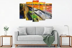 Väggdekor Canvas Målning 5 Delar