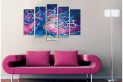 Väggdekor Canvas Målning 5 Delar