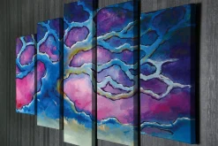 Väggdekor Canvas Målning 5 Delar