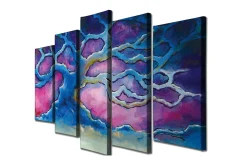 Väggdekor Canvas Målning 5 Delar
