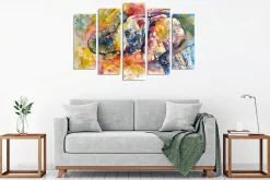 Väggdekor Canvas Målning 5 Delar