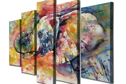 Väggdekor Canvas Målning 5 Delar