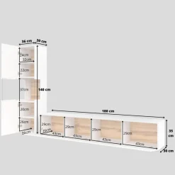 Väggenhet Ava 2 delar (05+40)