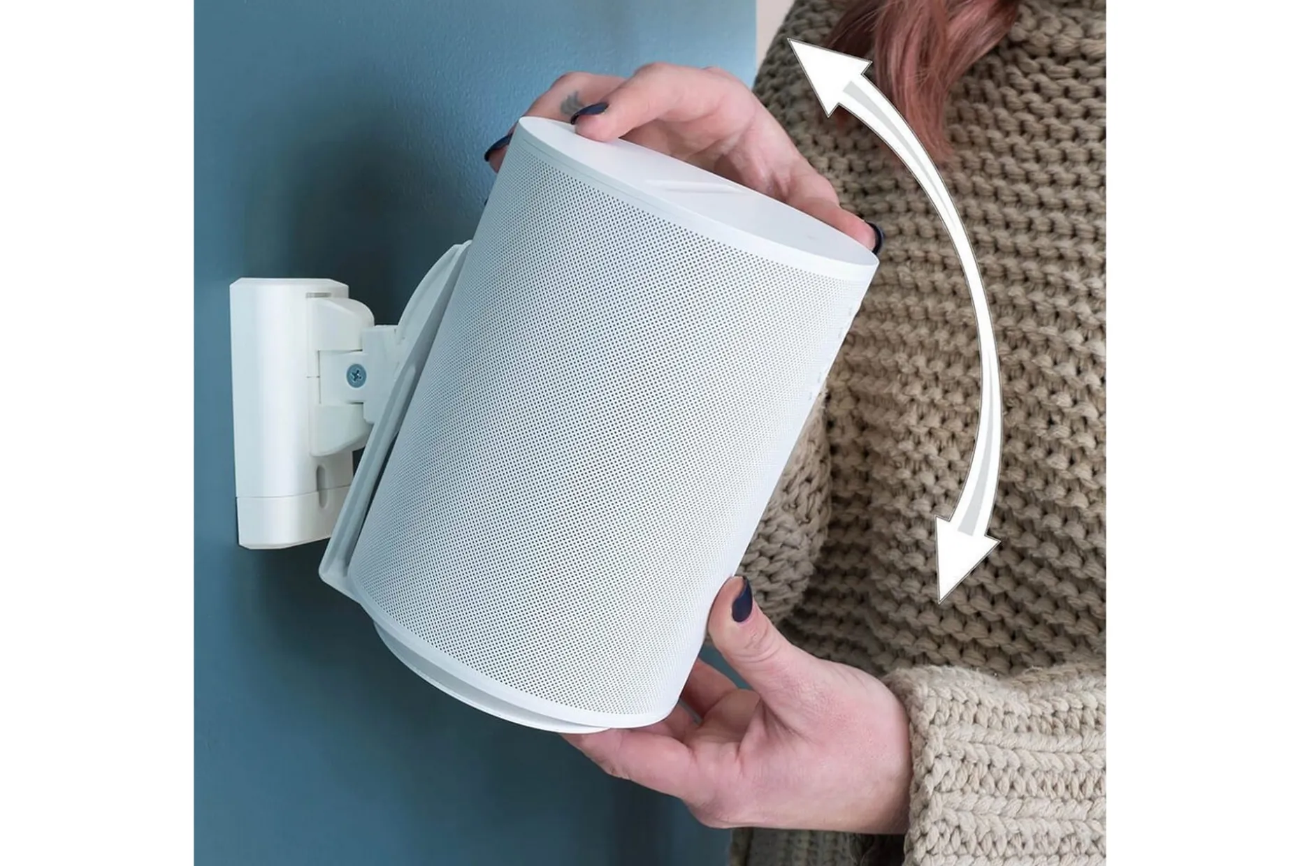 Väggfäste Sanus för Sonos Era 100 2 Delar Vit