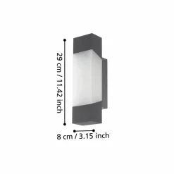 Vägglampa Gorzano