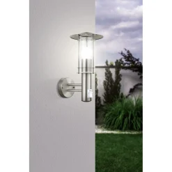 Vägglampa Lisio med sensor