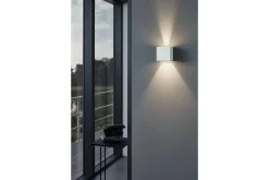 Vägglampa Utebelysning Eglo Calpino Vit
