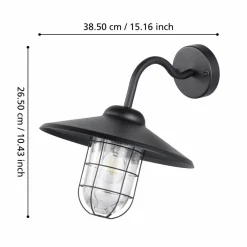 Vägglampa Utebelysning Melgoa