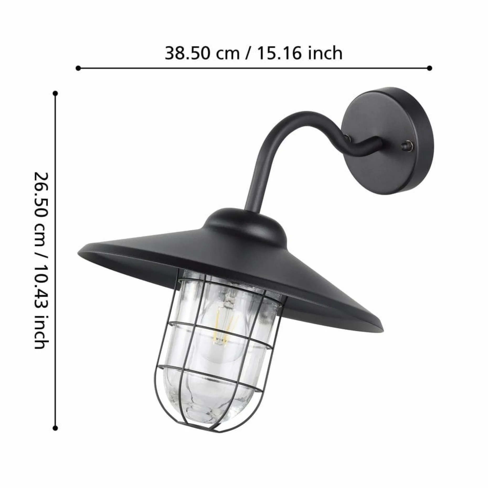 Vägglampa Utebelysning Melgoa