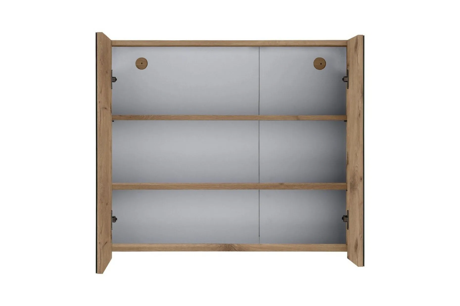 Väggskåp med spegel Loft24 Wisla Väggskåp med Spegel 80x70 cm