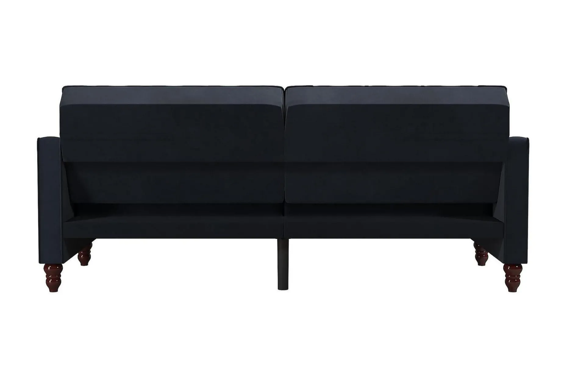 Vintage Tufted 2-sits Bäddsoffa Marinblå