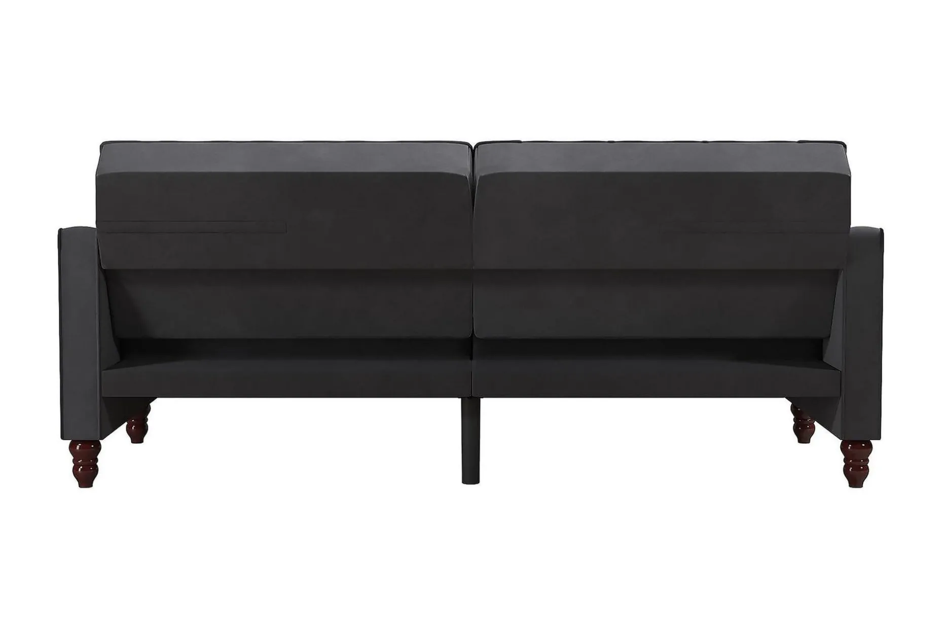 Vintage Tufted 2-sits Bäddsoffa Grå