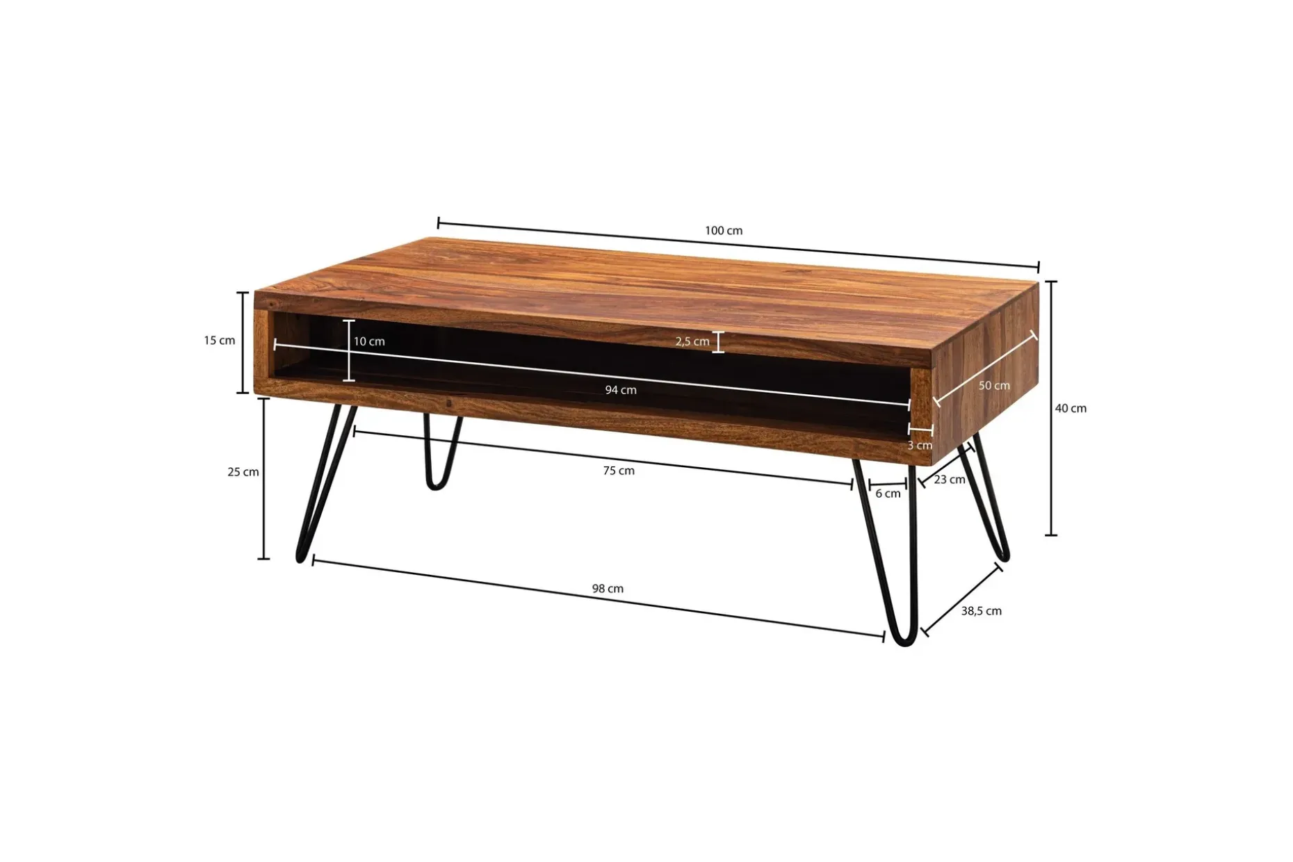 Virworthy Soffbord 100 cm