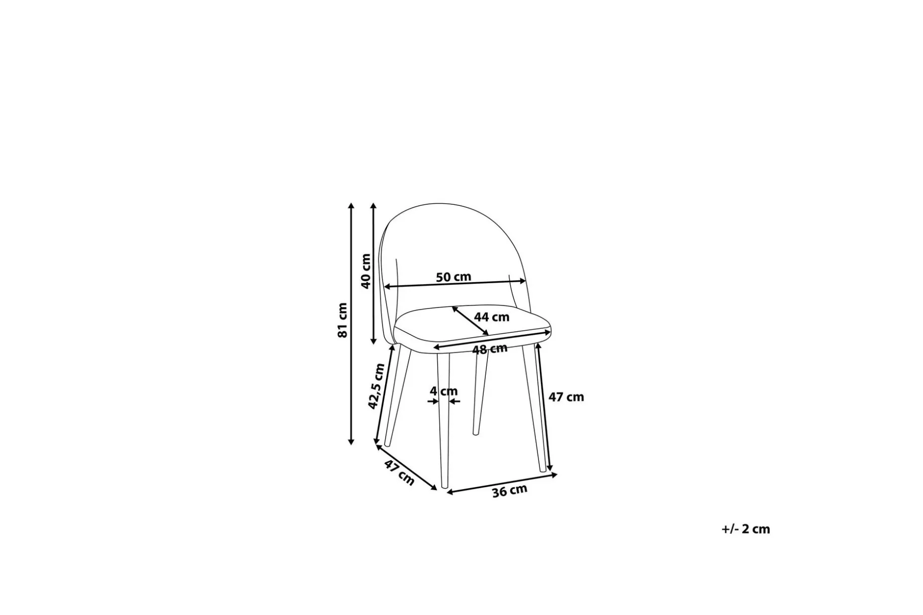 Visalia Stol Set Om 2 St