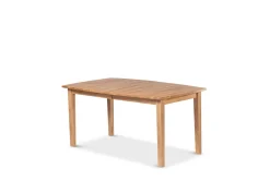 Visby Förlängningsbart Matbord 160-120 cm Ovalt för 6 personer i massivt trä