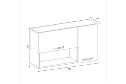 Weisenfluh Förvaringsskåp 90 cm