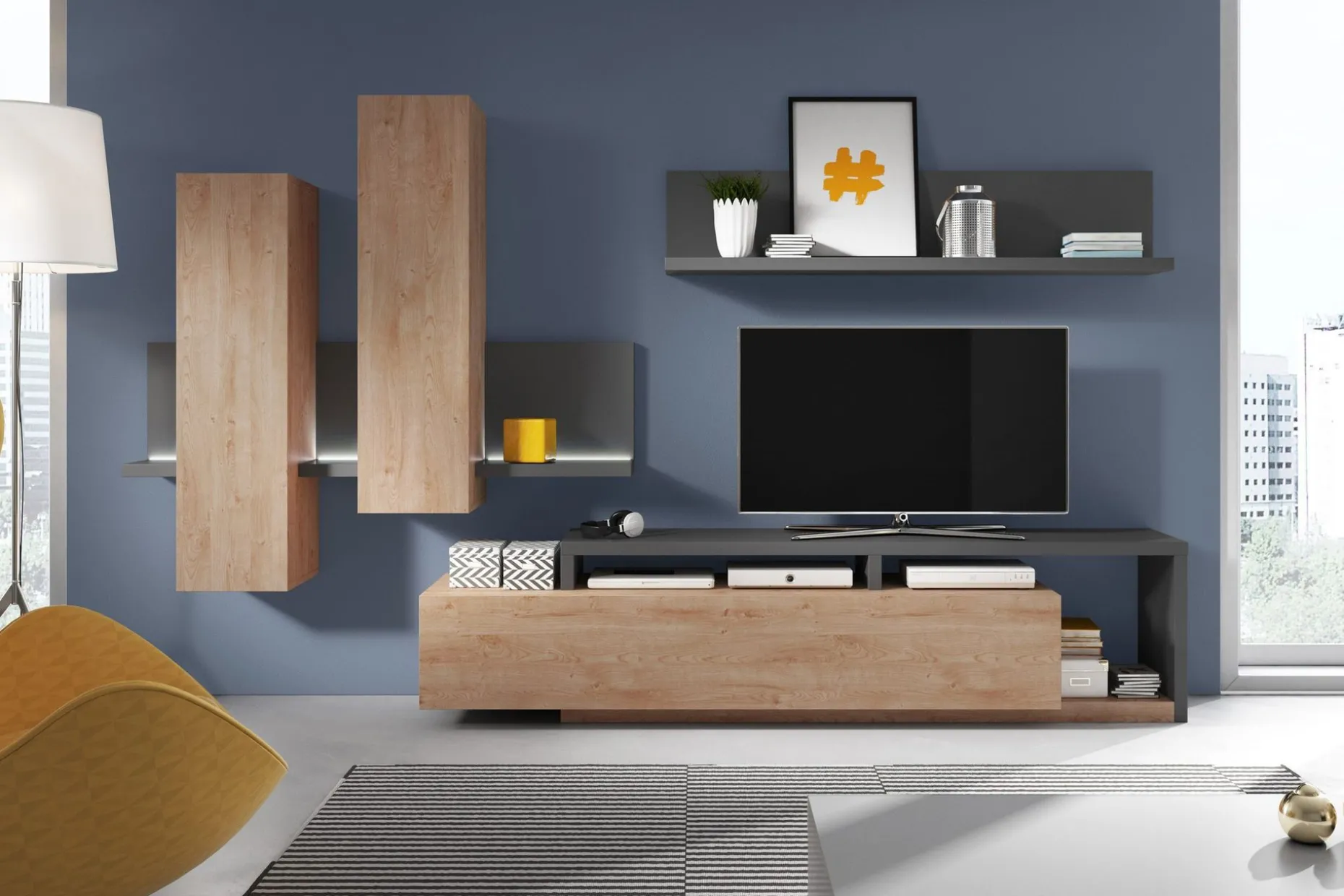 Wesley TV-bänk 219 cm