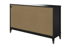Westerleigh Byrå 144x41 cm Svart/Guld