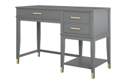 Westerleigh Höj-och Sänkbart Skrivbord 116 cm Förvaring Lådo