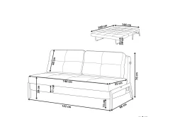 Wigwig Bäddsoffa 2-sits