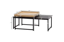 Wilhem Satsbord 110 cm Fyrkantig