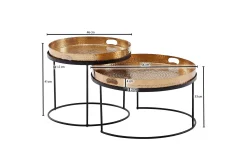 Wilhem Satsbord 46 cm Rund