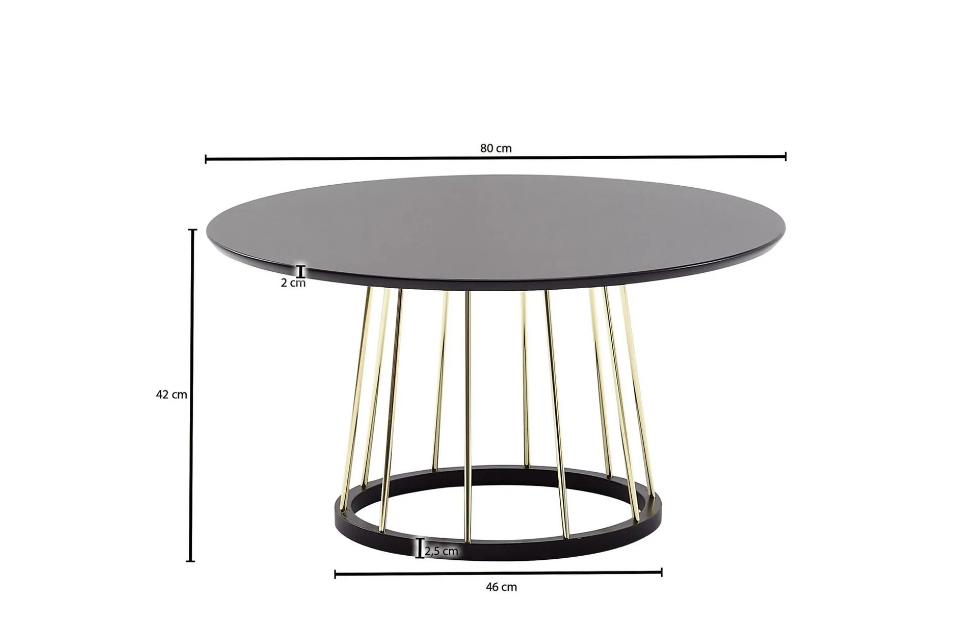 Wilhem Soffbord 80 cm Rektangulär
