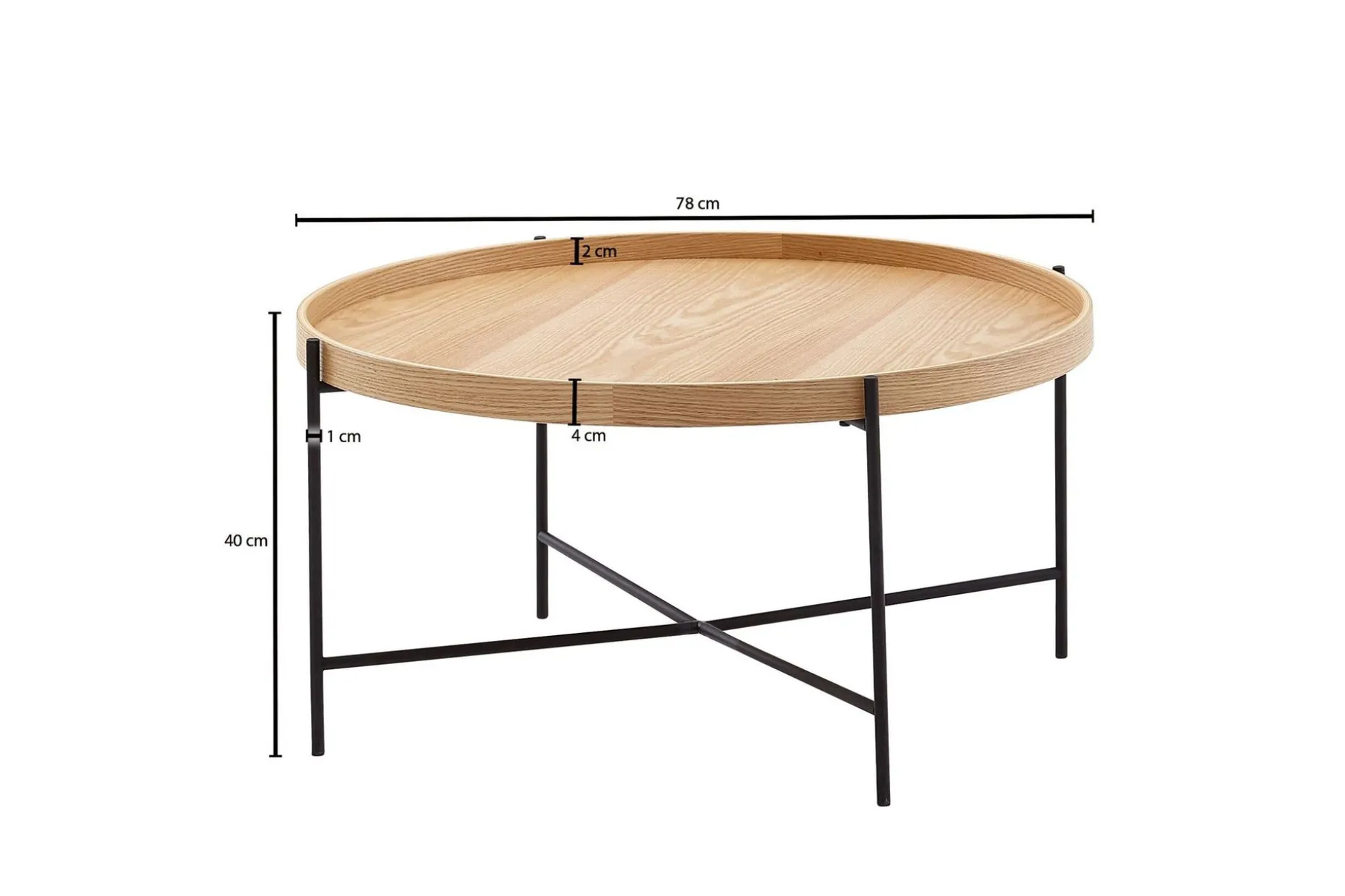 Wilhem Soffbord 78 cm Rund