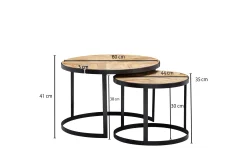 Willowdale Satsbord 60 cm Runt