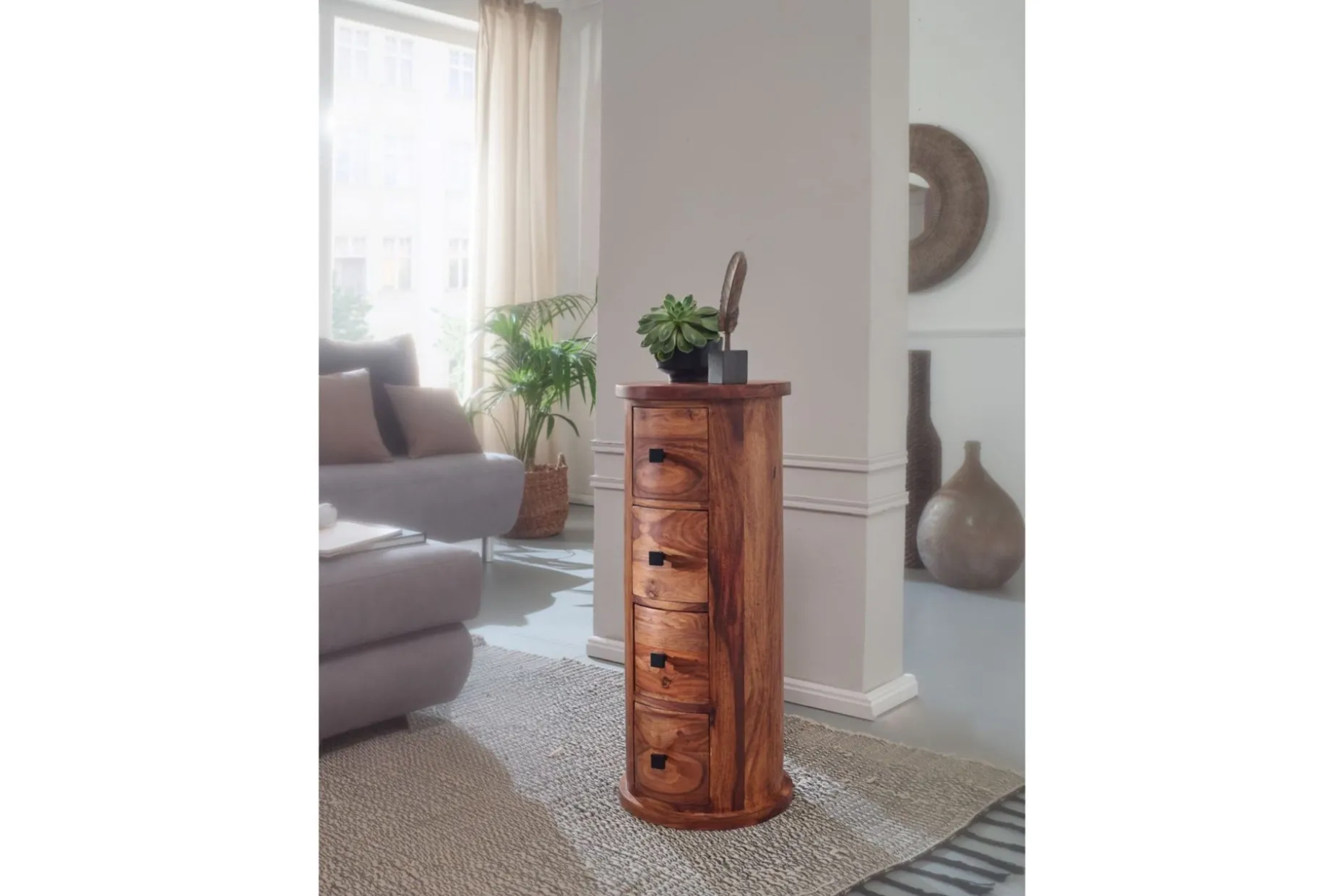 Willowdale Sideboard 35 cm 4 Lådor Runt