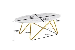 Willowdale Soffbord 120 cm Ovalt