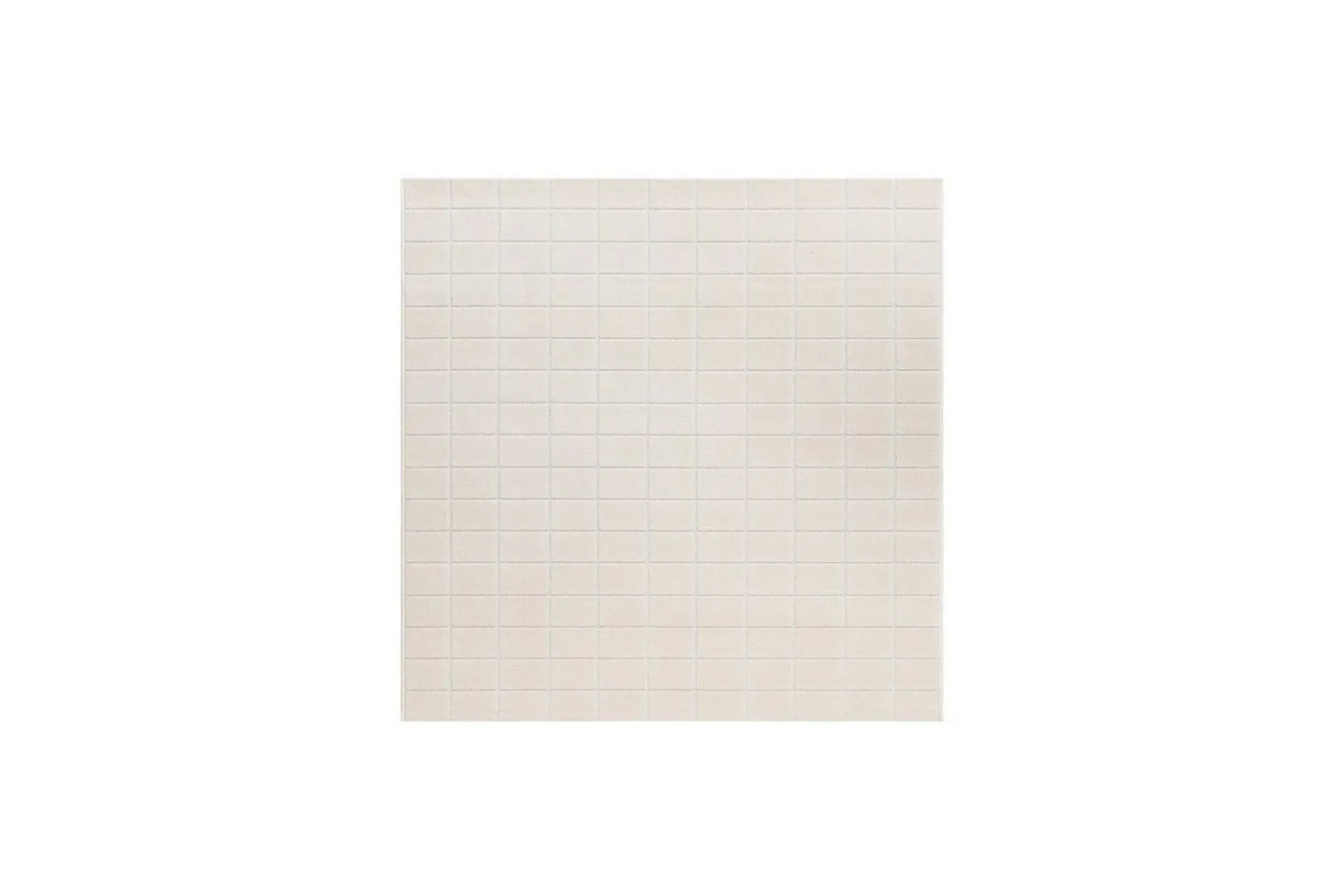 Wiltonmatta Hawaii Chess 200x200 cm, Creme