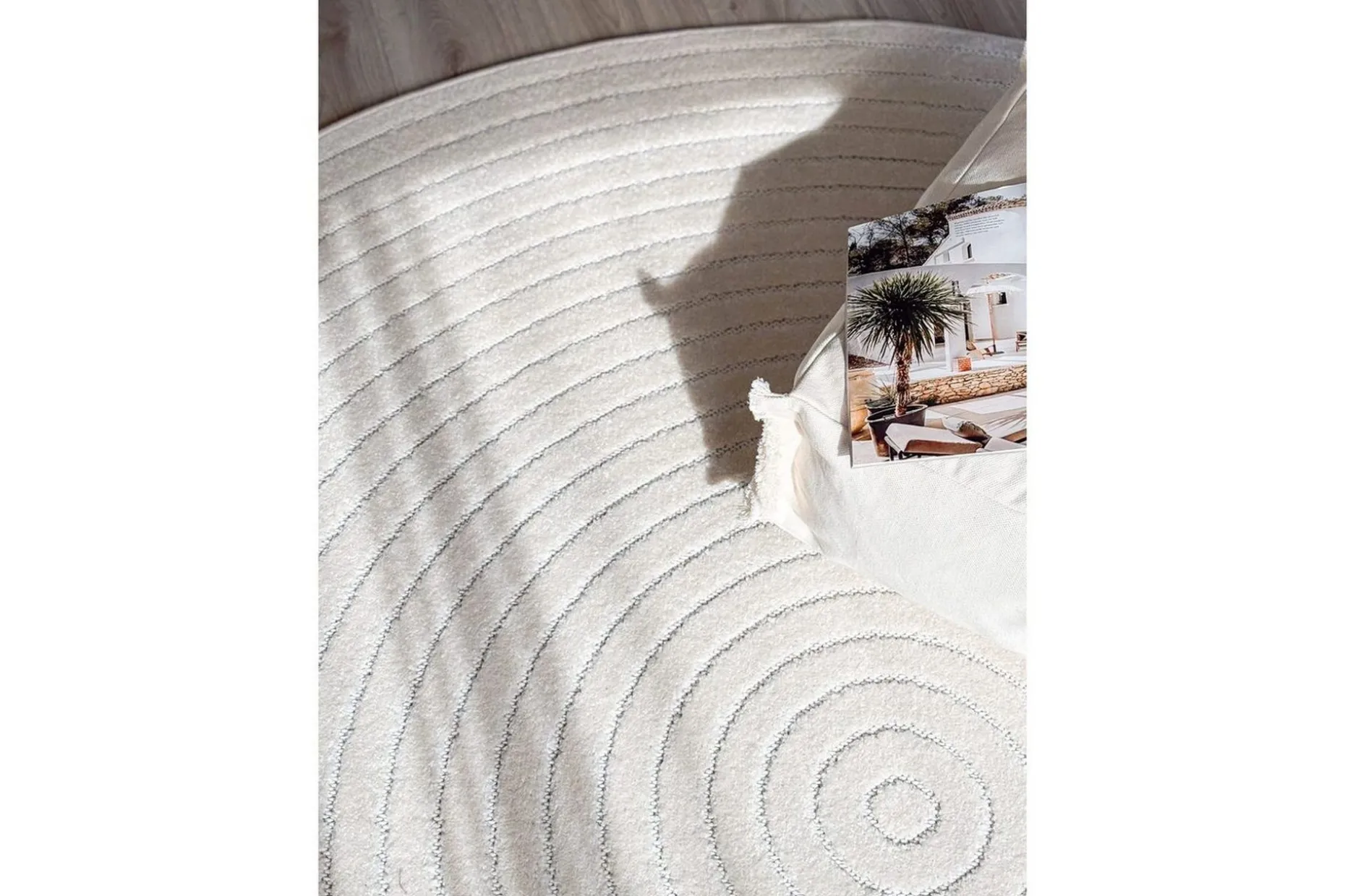 Wiltonmatta Hawaii Circle 280x280 cm, Creme