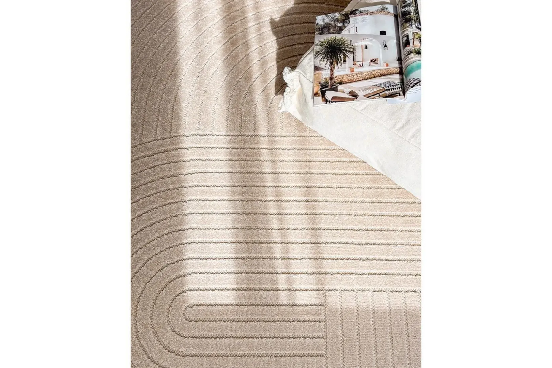 Wiltonmatta Hawaii Shape 200x200 cm, Linne