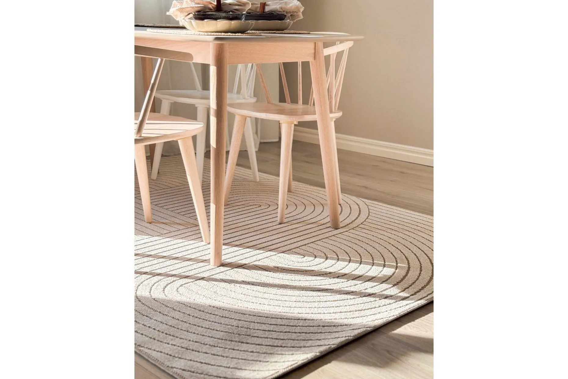Wiltonmatta Hawaii Shape 200x200 cm, Linne