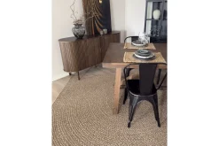 Wiltonmatta Natural Circle 200x290 cm