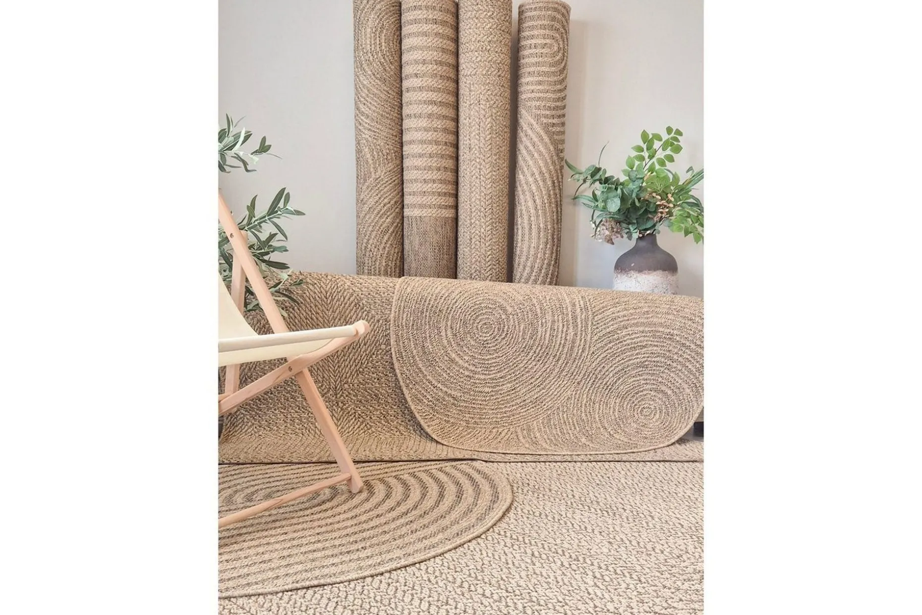 Wiltonmatta Natural Frame Oval 240x340 cm