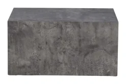 York High Travertin Soffbord 80 cm