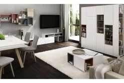 4You Mediabänk 187 cm Vit