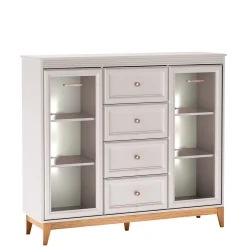 Zeylor Vitrinskåp 142 cm med Belysning